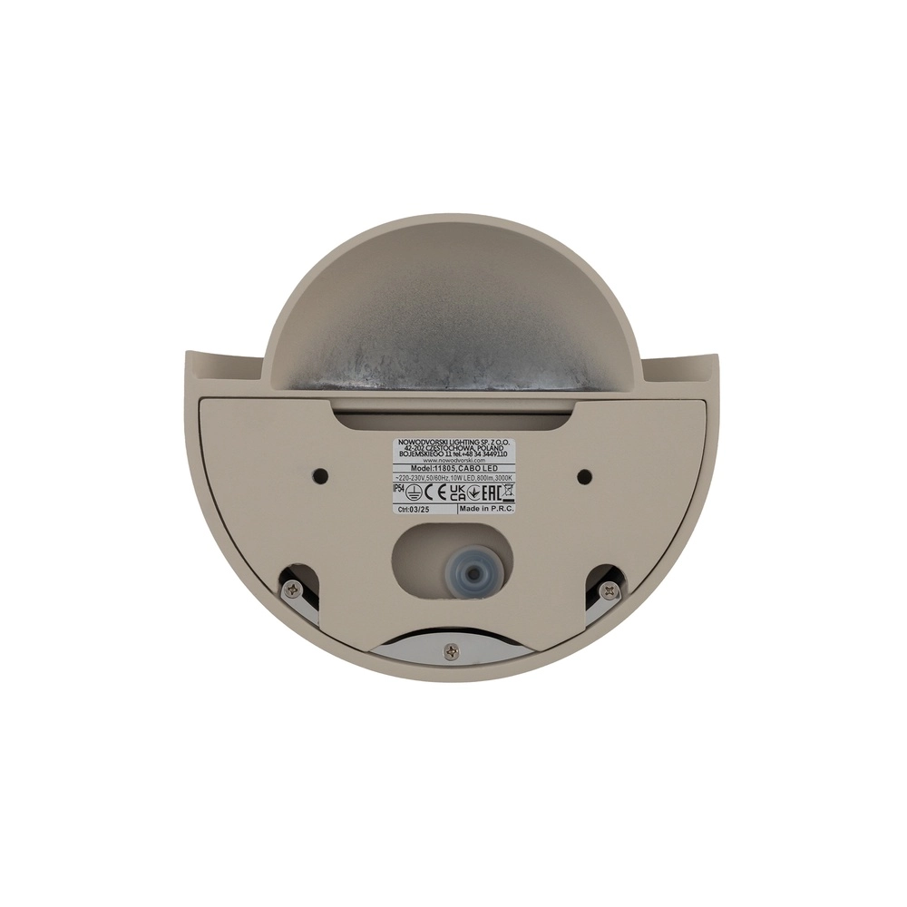 Design-Wandlampe Cabo Led Sandbraun Lyora 5903139118057