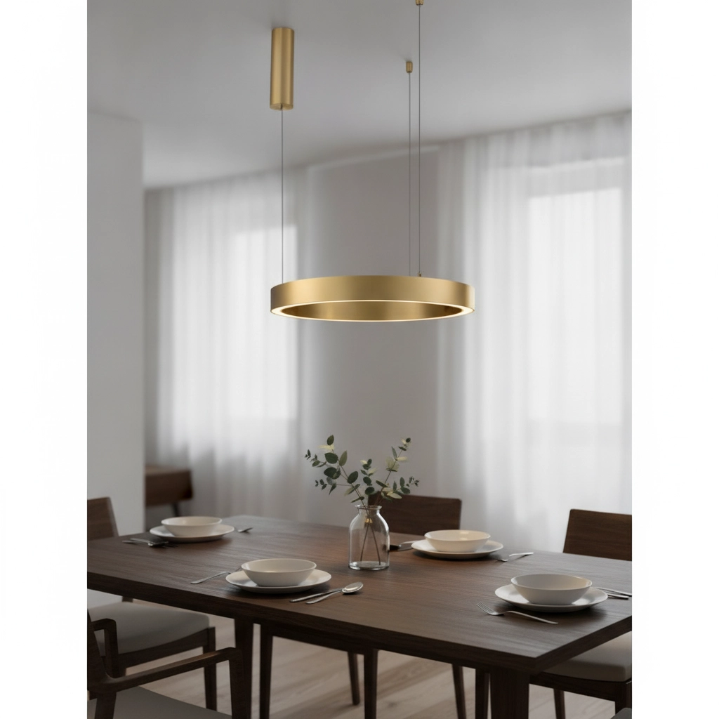 Design-Pendelleuchte Sting gold Ø 60cm