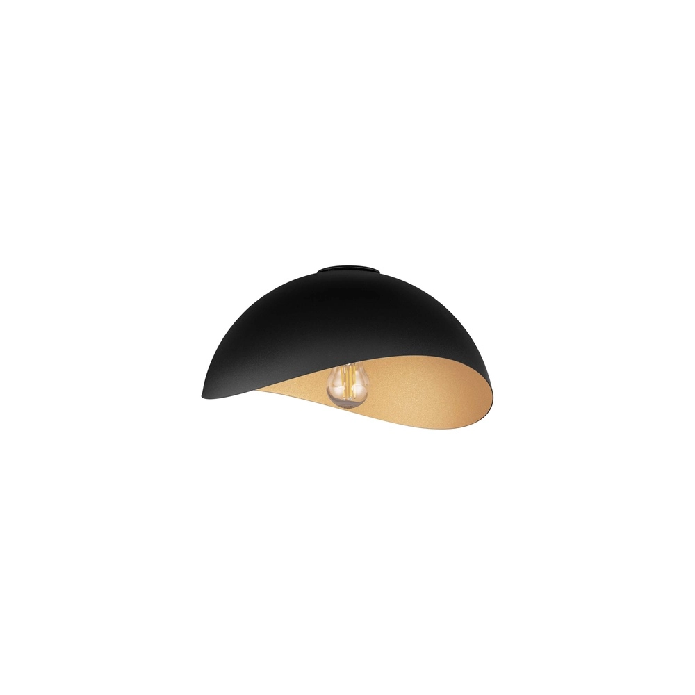 Deckenlampe Opsi schwarz mit gold Ø 30cm Lyora 5212017458056