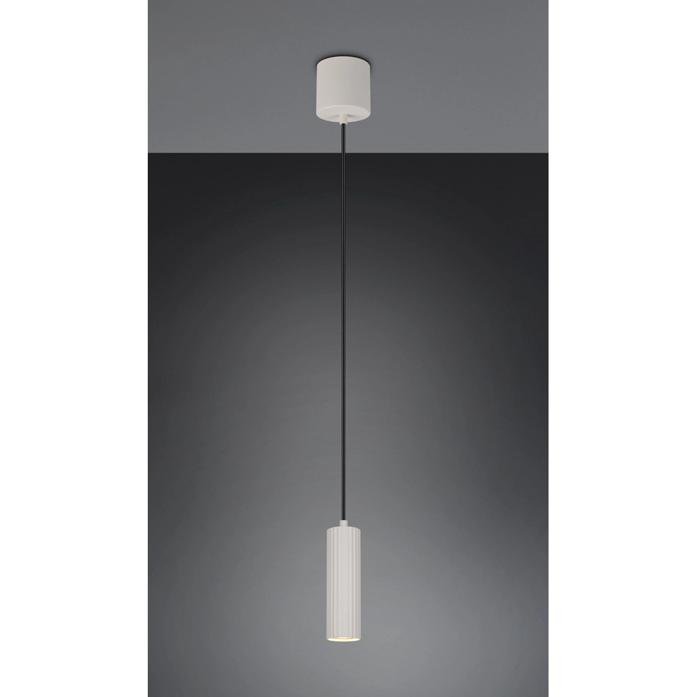 Design-Pendelleuchte Soka Ø 9cm grau Trio 4017807658491