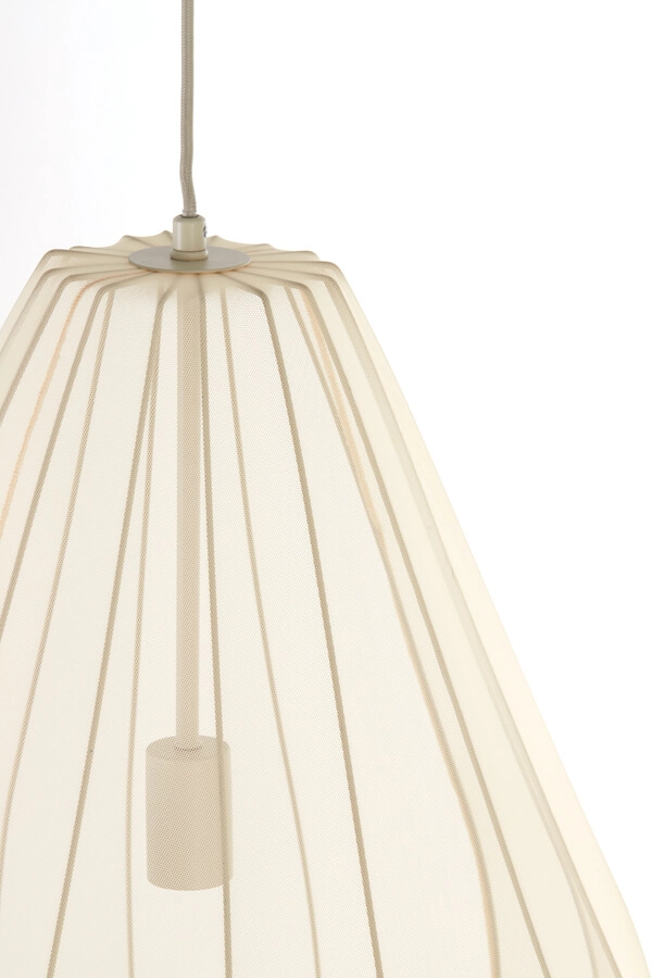 Japandi Pendelleuchte Itela creme Ø 50cm Light & Living 8717807702762