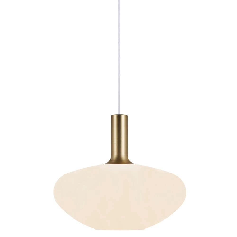Pendelleuchte aus Glas Alton Ø 35cm weiß Nordlux 5704924000355
