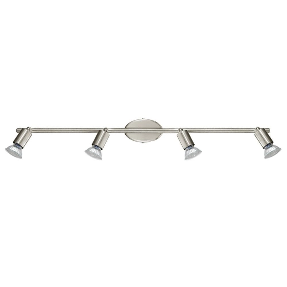 LED-Deckenspot Buzz edelstahl 4-Licht