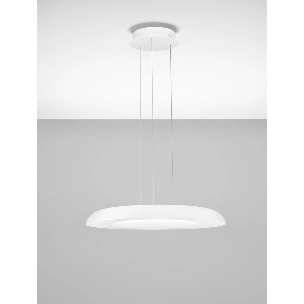 Moderne Pendelleuchte Epos Ø 60cm weiß Lyora 5212017463241