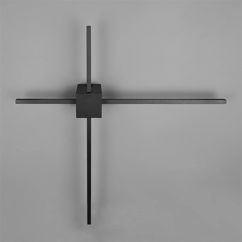 Moderne Wandlampe Cassino Schwarz 67,5 cm Trio 4017807683202
