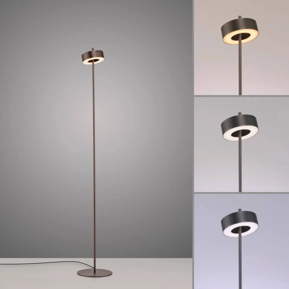 Stehlampe Q-Rotate Designerbraun Paul Neuhaus 4012248383230