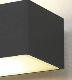 LED-Fassadenscheinwerfer Eindh 13cm - schwarz Artdelight 8719831733514
