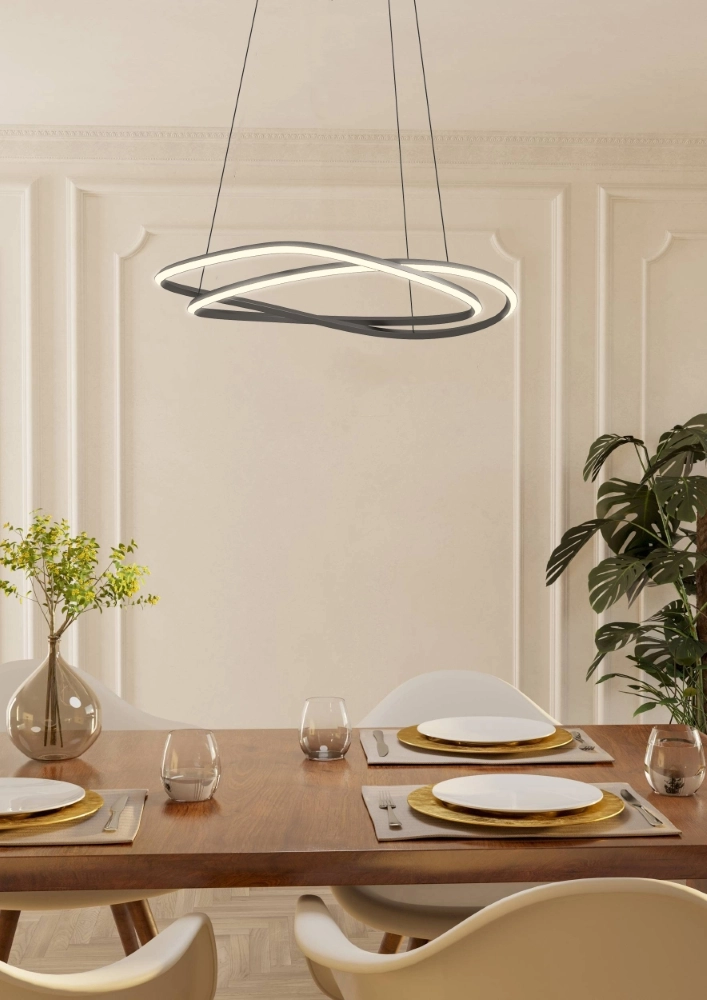 Design-Pendellampe Guntin Verstellbares Grau Stars of Light 9008606357802