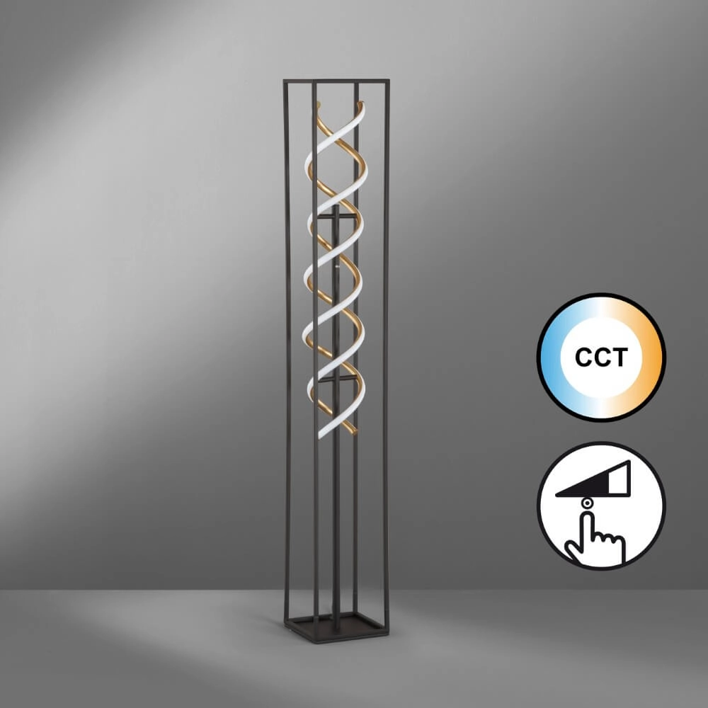 Designer-Stehleuchte Gian schwarze LED Fischer & Honsel 4003694404952