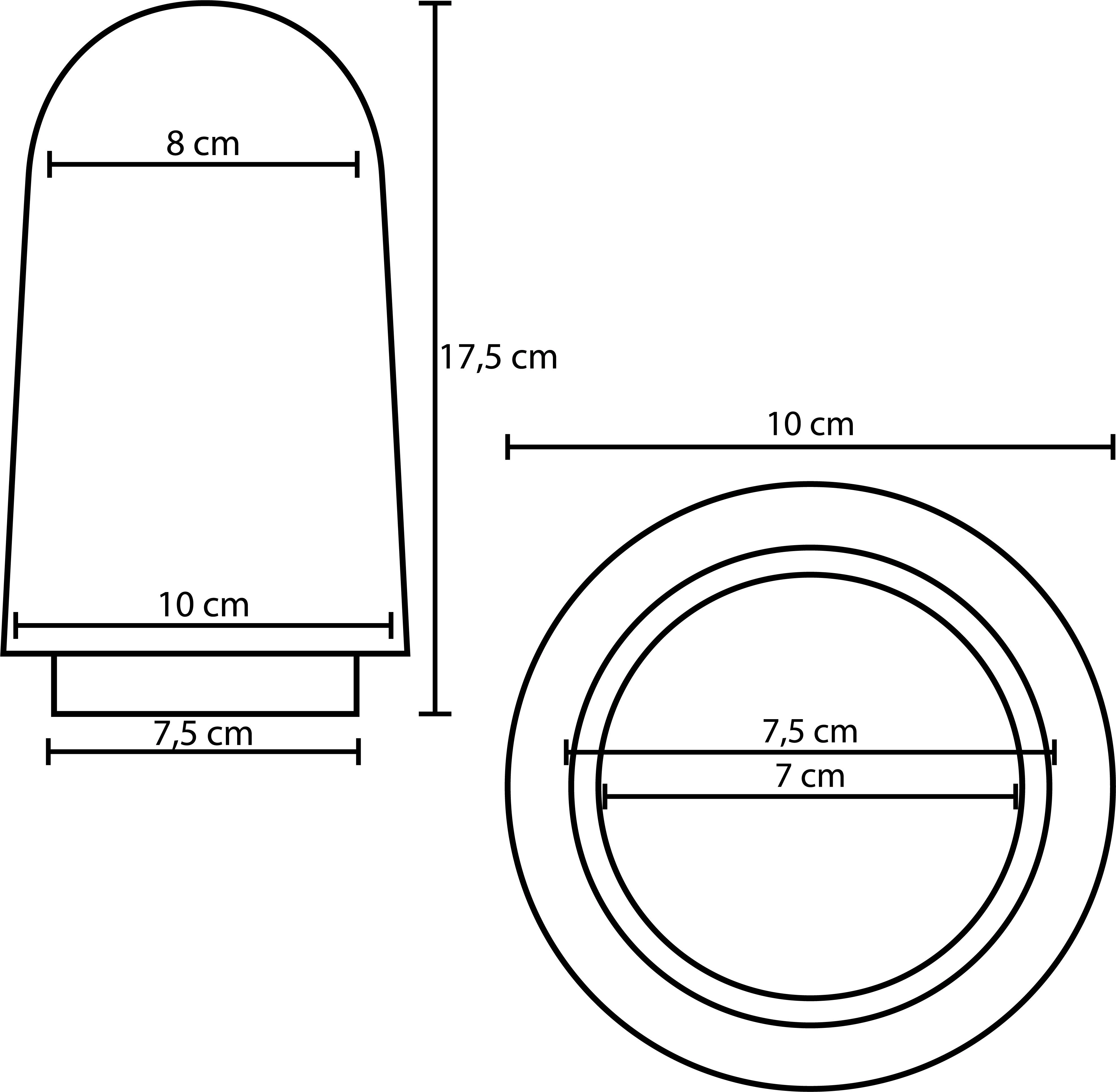 Glass Für Konstsmide Vega -Serie KonstSmide 7318305560017