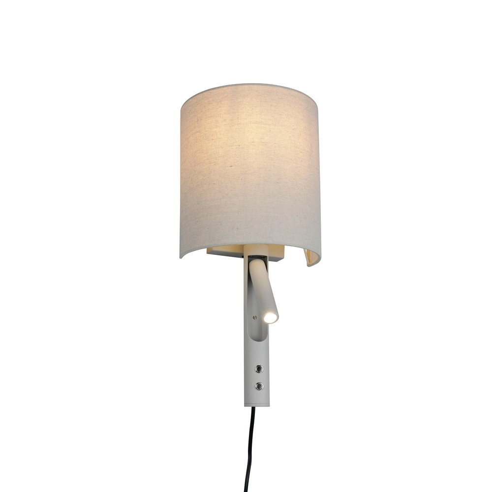 Wandlampe Mavia Grau