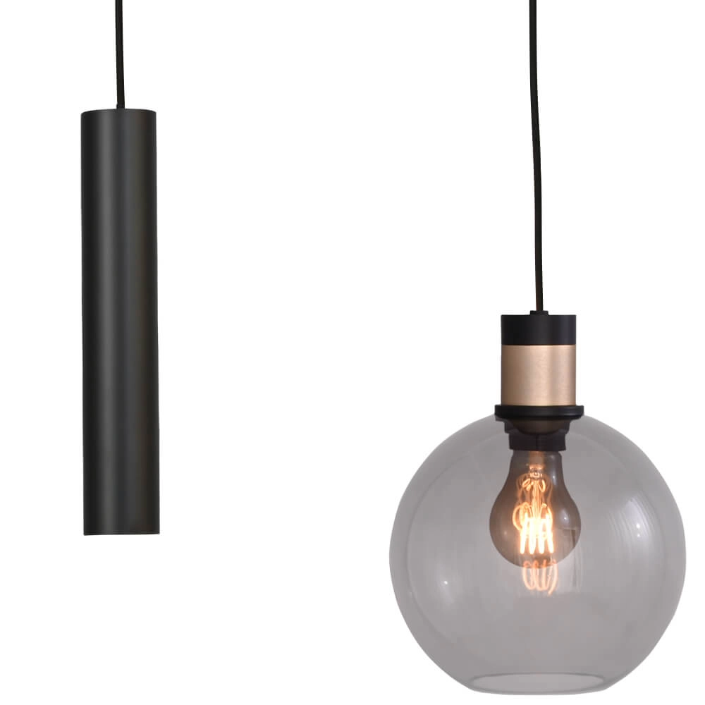 Hängelampe Lazise 2 3x Ø 20cm und 2x GU10 schwarz Masterlight 8718121303802