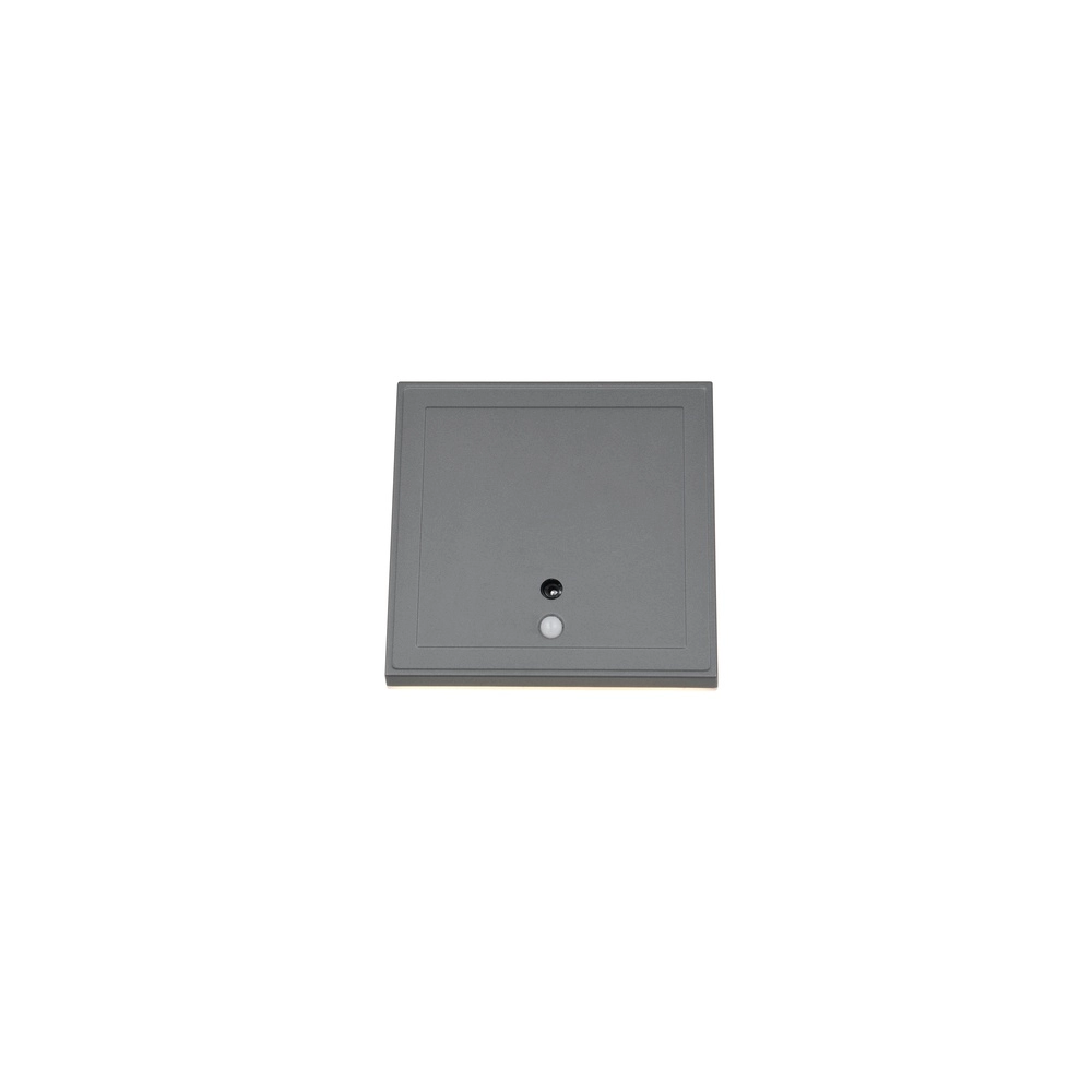 Design-Wandleuchte Fortaleza quadratisch anthrazit Trio 4017807647914