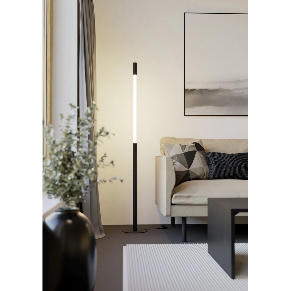 Elegante Stehlampe Parabita Schwarz-Weiß Eglo 9008606392414