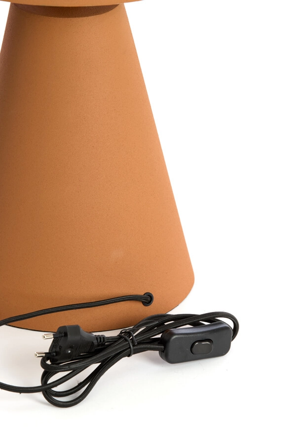 Design-Tischleuchte Surrina orange Ø 26cm Light & Living 8717807743543