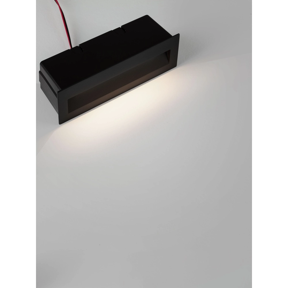 Einbauwandlampe Drat Schwarz Lyora 5212017498021