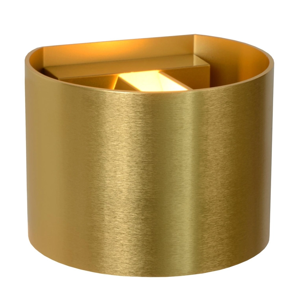 Abgerundeter Wandfleck Xio 2700K Gold Lucide 5411212092465
