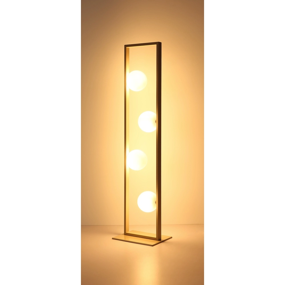 Design-Stehlampe Nanda Sandbraun Globo 9007371579037