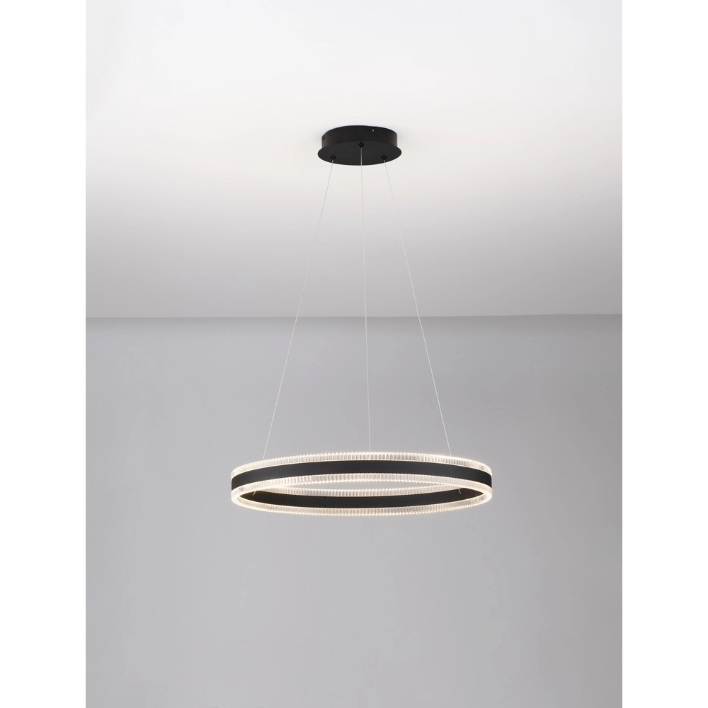 Design-Pendelleuchte Alaro schwarz einfach Lyora 5212017459619