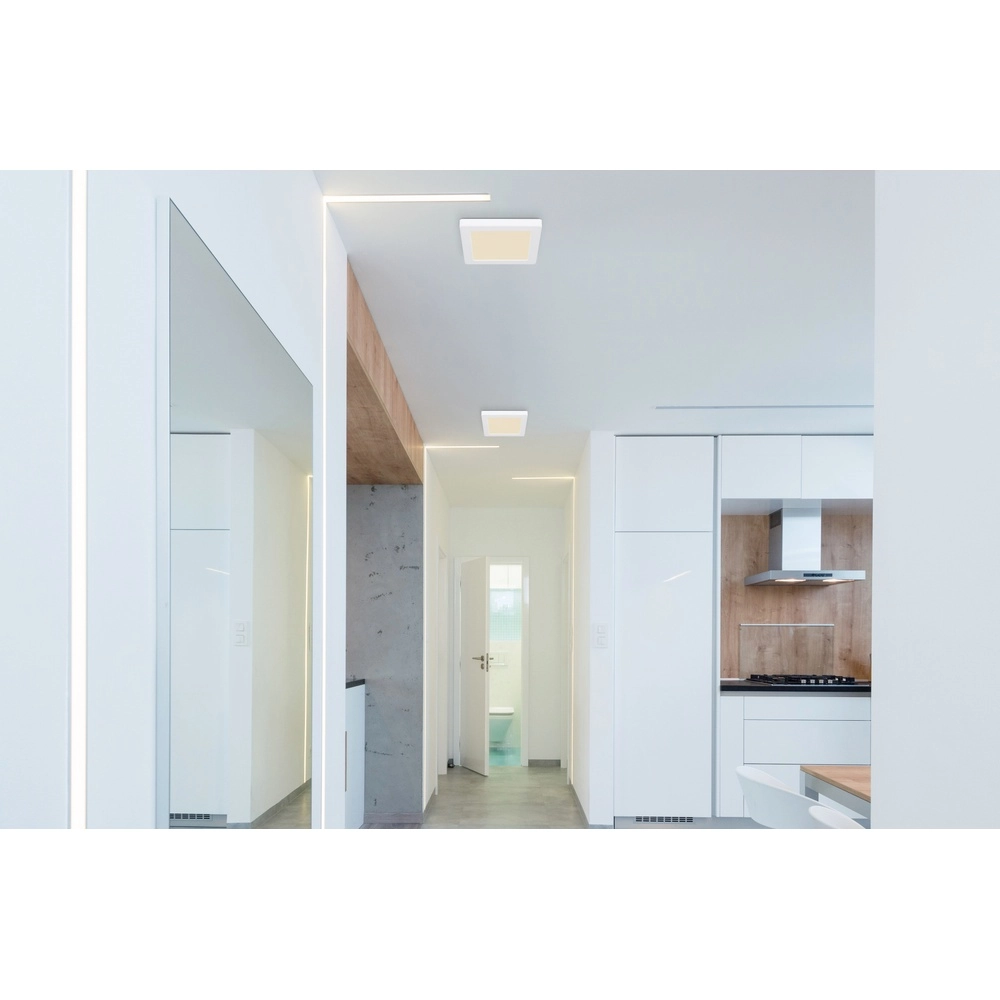 Design-Deckenlicht Lasse Quadratisches Weiß 16,7 cm Globo 9007371442898
