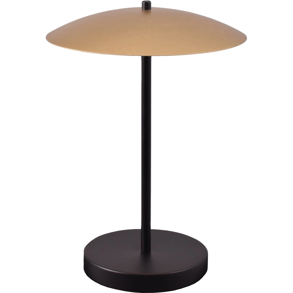 Tischlampe Scala schwarz mit goldener Ø 25 cm