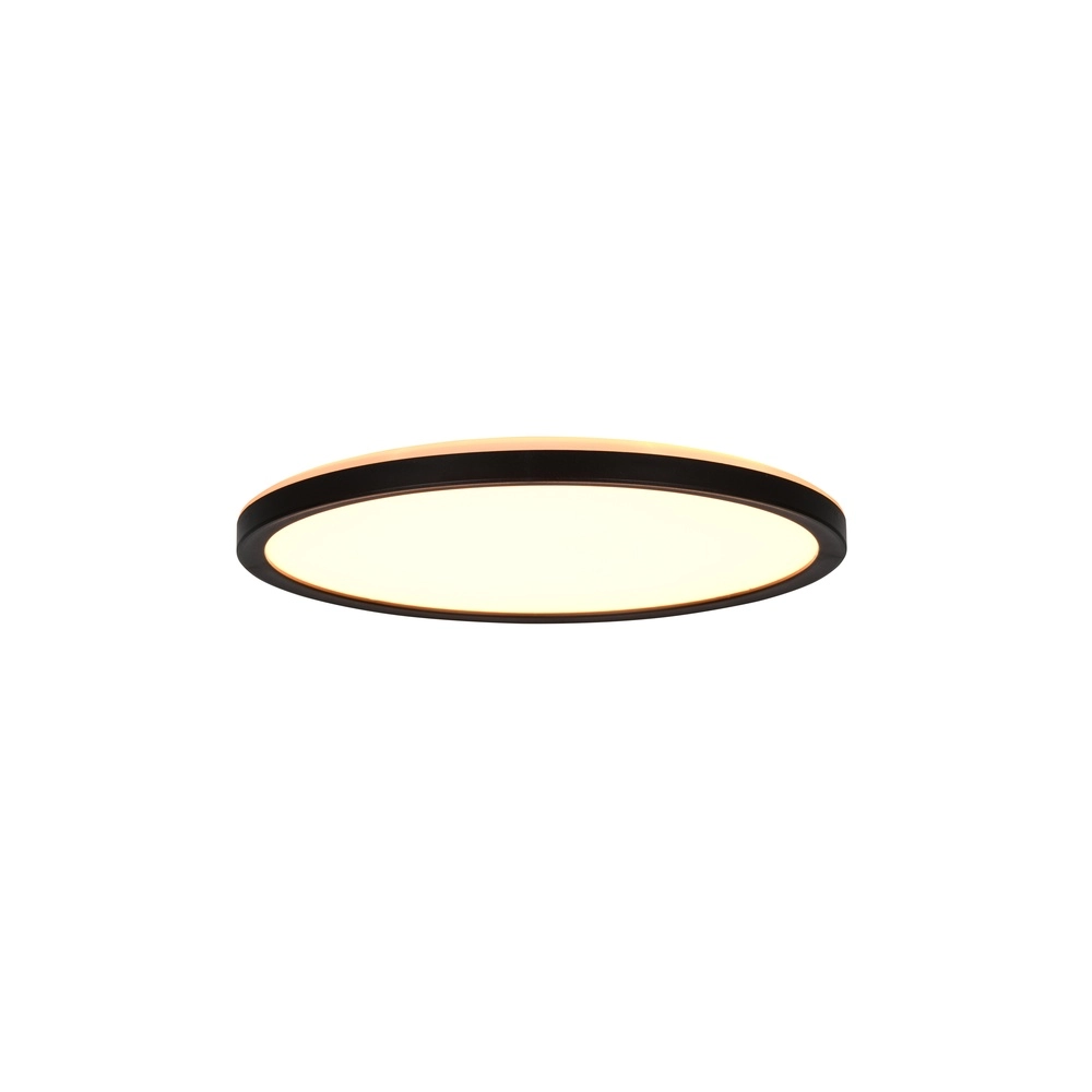 Runde Deckenlampe Emra schwarz Ø 29 cm Trio 4017807704143