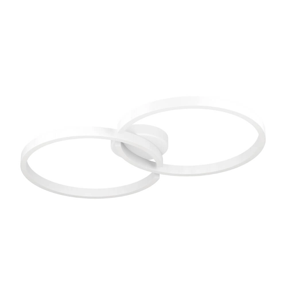 Weiß LED-Deckenleuchte Amandolo 2 Ringe Eglo 9008606275069