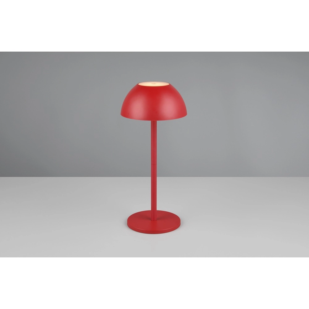 Tischlampe Ricardo rot Ø 13,5cm Trio 4017807601817