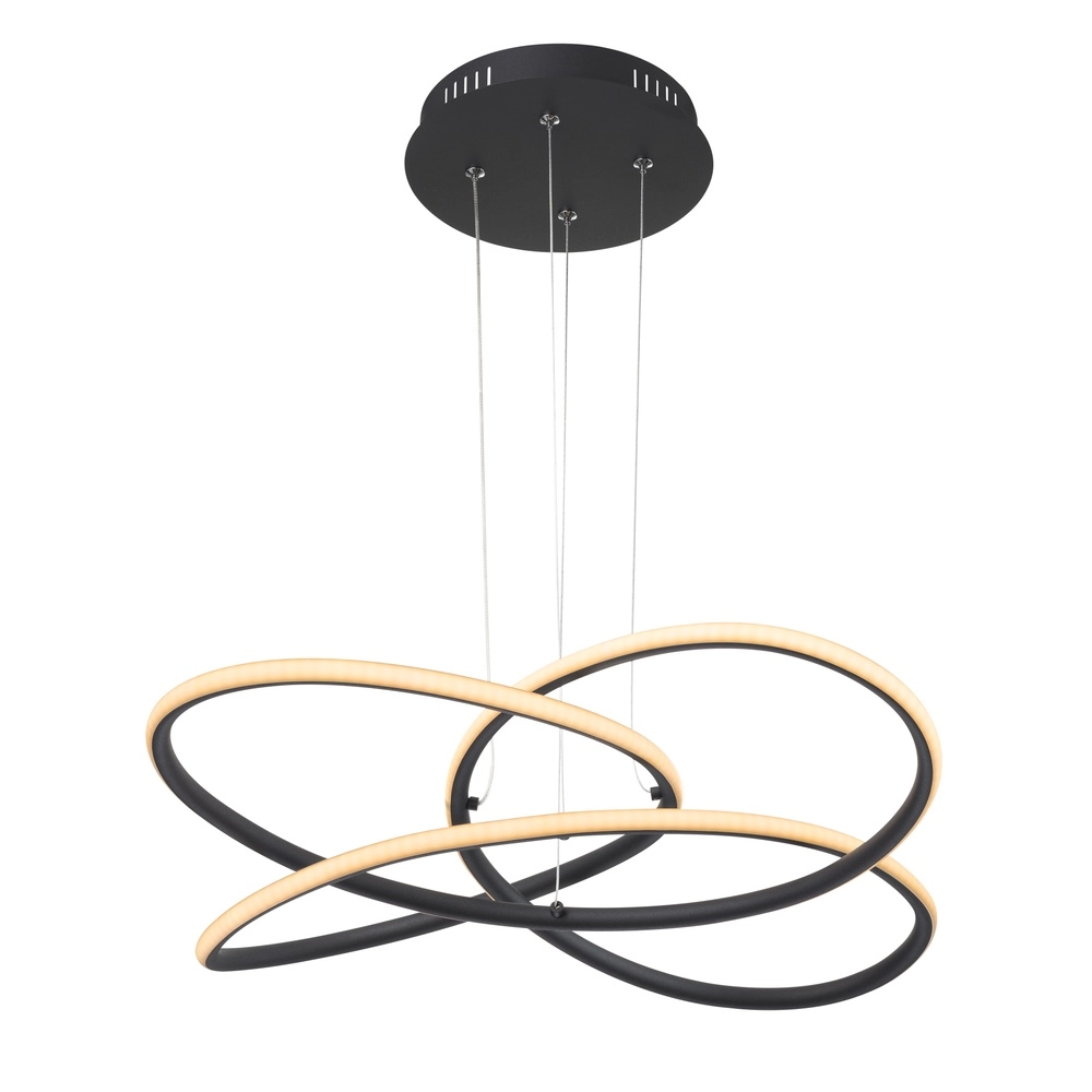 Design-Pendellampe Panda schwarz Ø 60cm