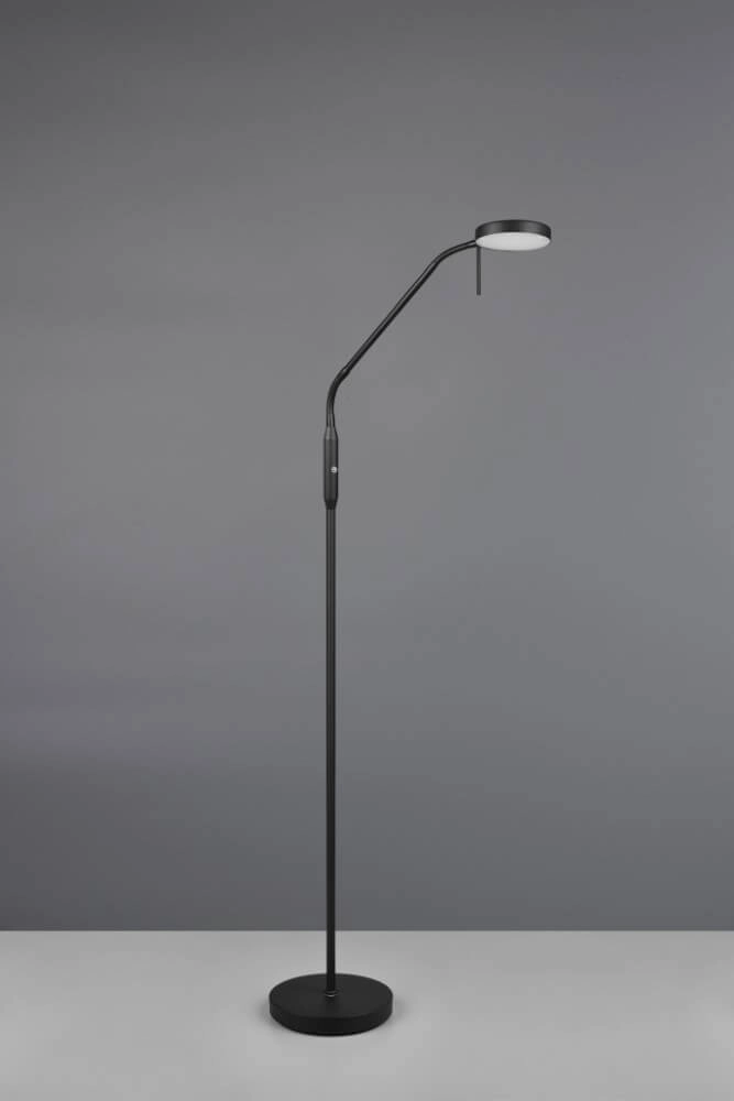 Schwarze Leselampe Moreno wiederaufladbar Trio 4017807618013