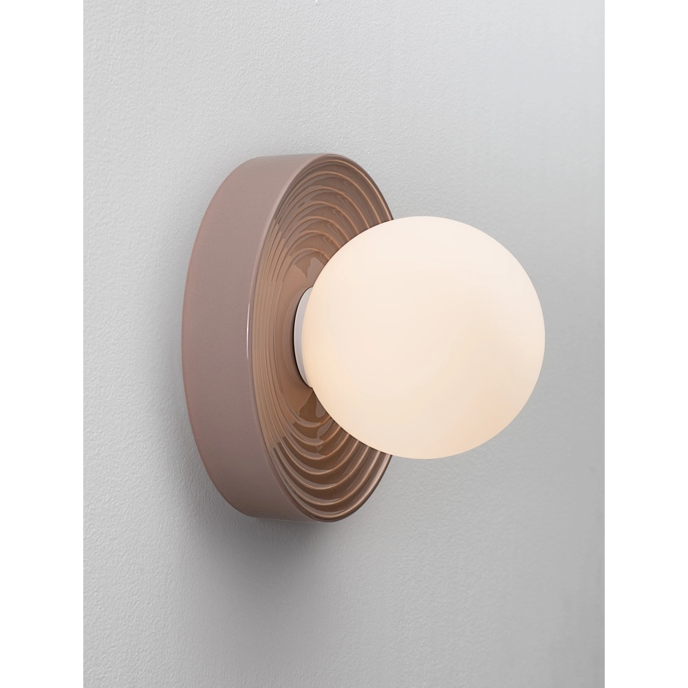 Wandleuchte Orbique mokkabraun Ø 22cm Lyora 5212017483874