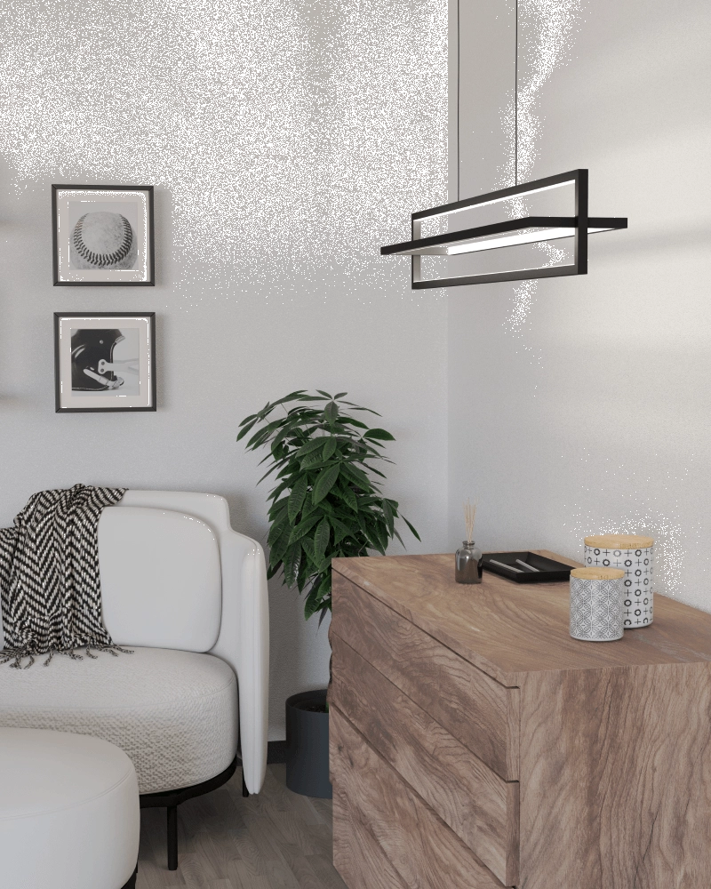 LED-Hängelampe Siberia Schwarz Eglo 9008606244058