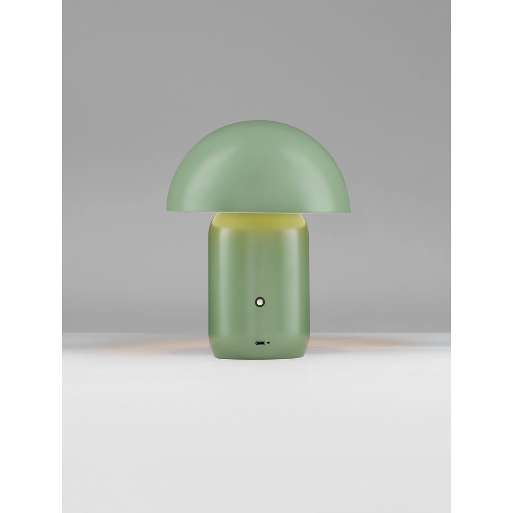 Design-Tischleuchte Pois wiederaufladbar grün Lyora 5212017472090