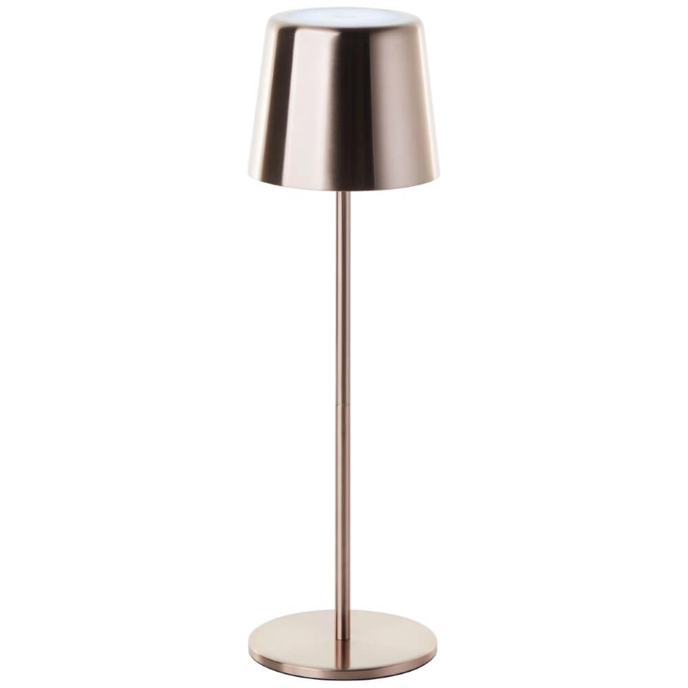 Wiederaufladbare Tischlampe Xaana Kupfer Brilliant 4004353441448
