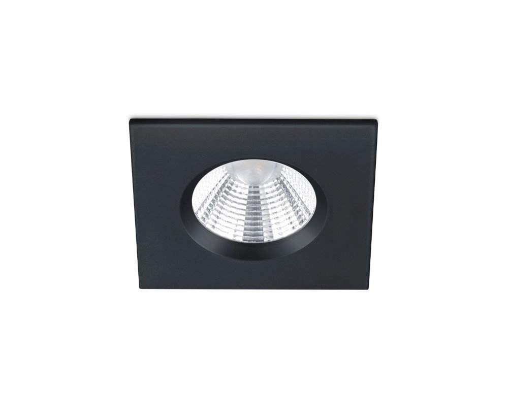 Einbaustrahler Zagros Mit LED Square Black Trio 4017807442595