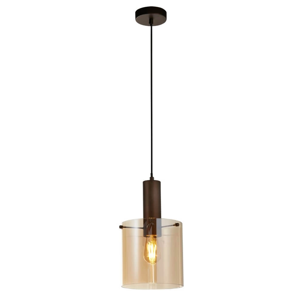 Braune Hängelampe Sweden 1-Licht Searchlight 5053423244310