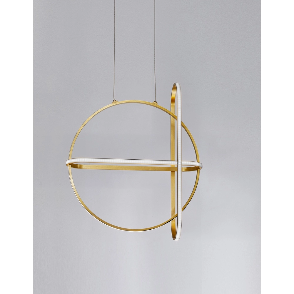 Design-Pendelleuchte Arte Goldene Runde Lyora 5212017426055