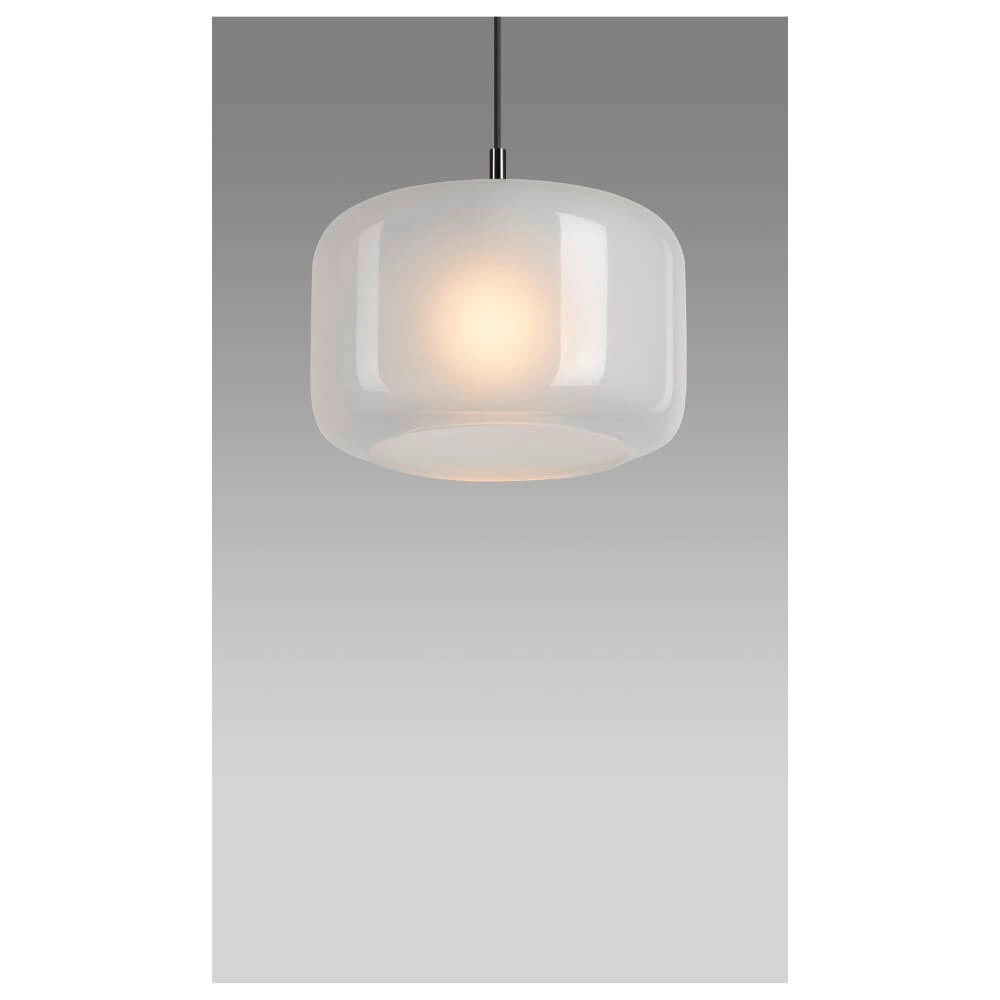 Hängelampe aus Glas Pantilo weißes Glas Ø 28cm SLV 4024163266413