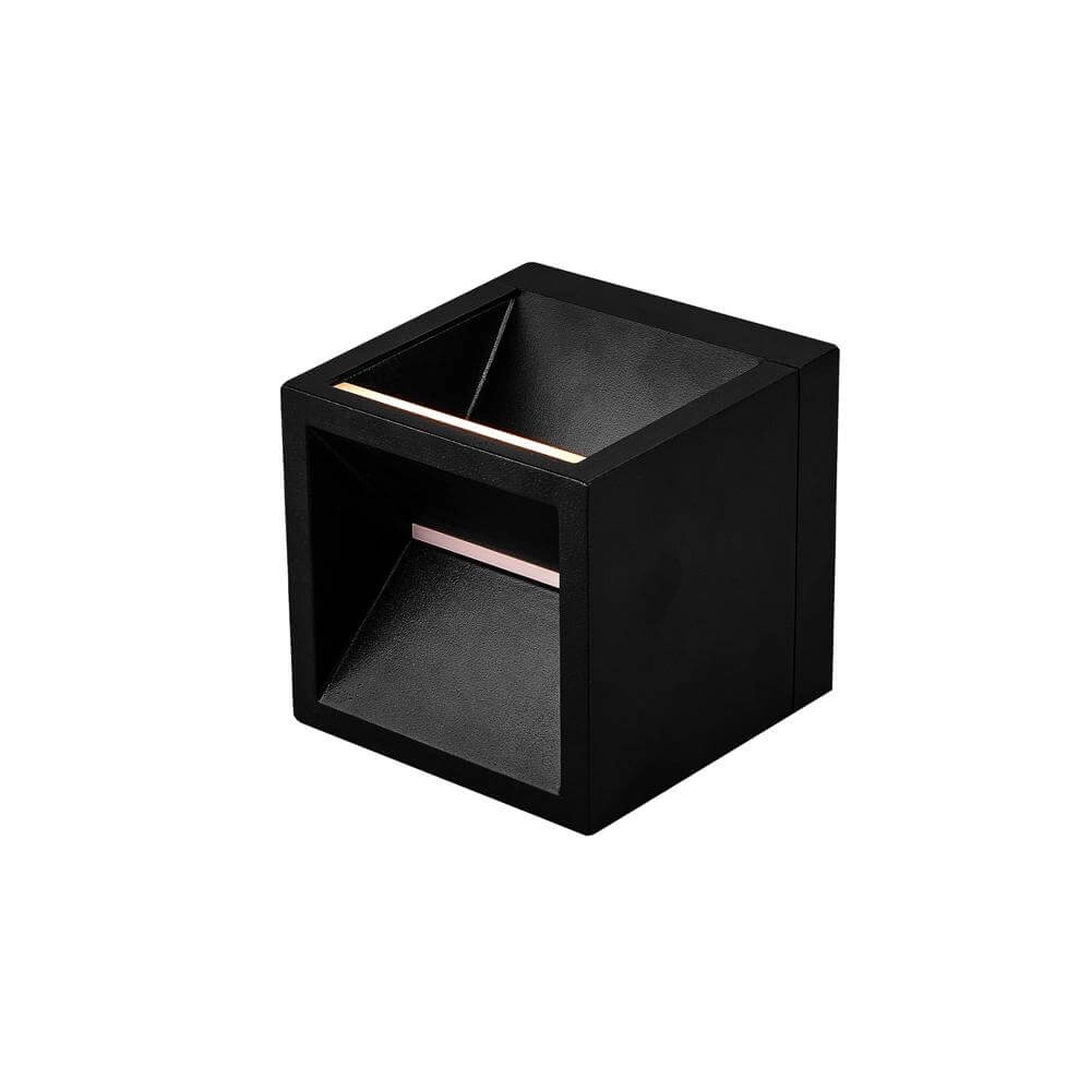Quadratische Wandleuchte Rivo schwarz Nordlux 5704924023521