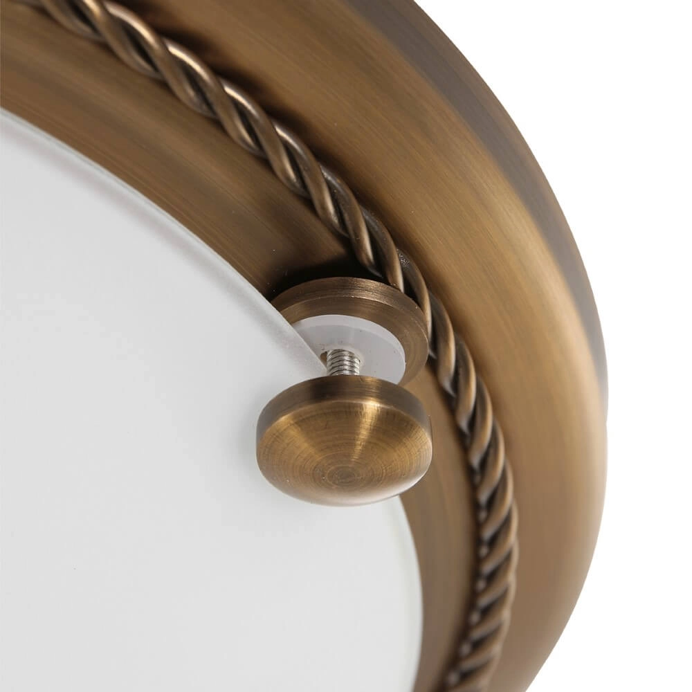 Lampe Ceiling and Wall Oder Wandlampe 30 cm Bronsbruin Steinhauer 8712746023077