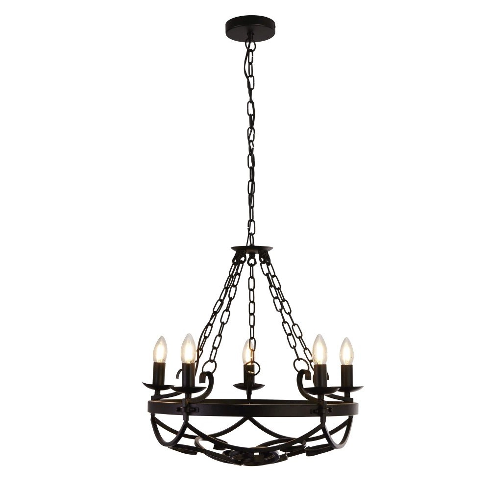 Klassische Hängelampe Cartwheel Ø 54cm Searchlight 5053423155098