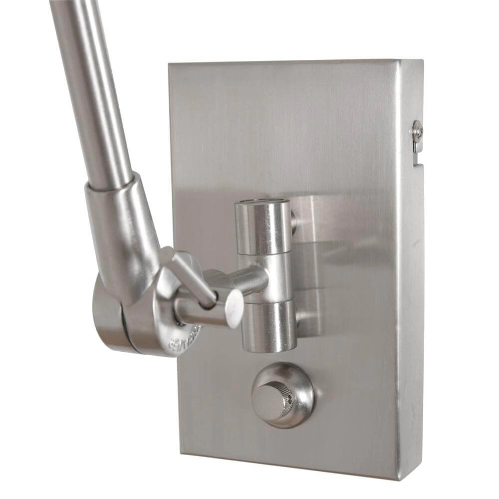 Wandleuchte Prestige Chic Metall mit schwarzem Schirm Steinhauer 8712746175677