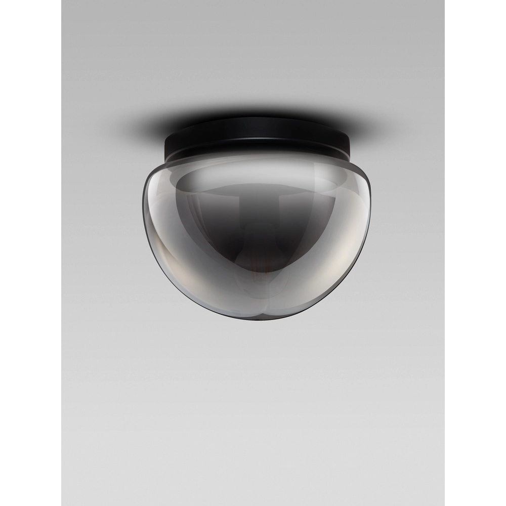 Deckenlampe Ebony Rauchglas Ø 24,5cm Lyora 5212017483553