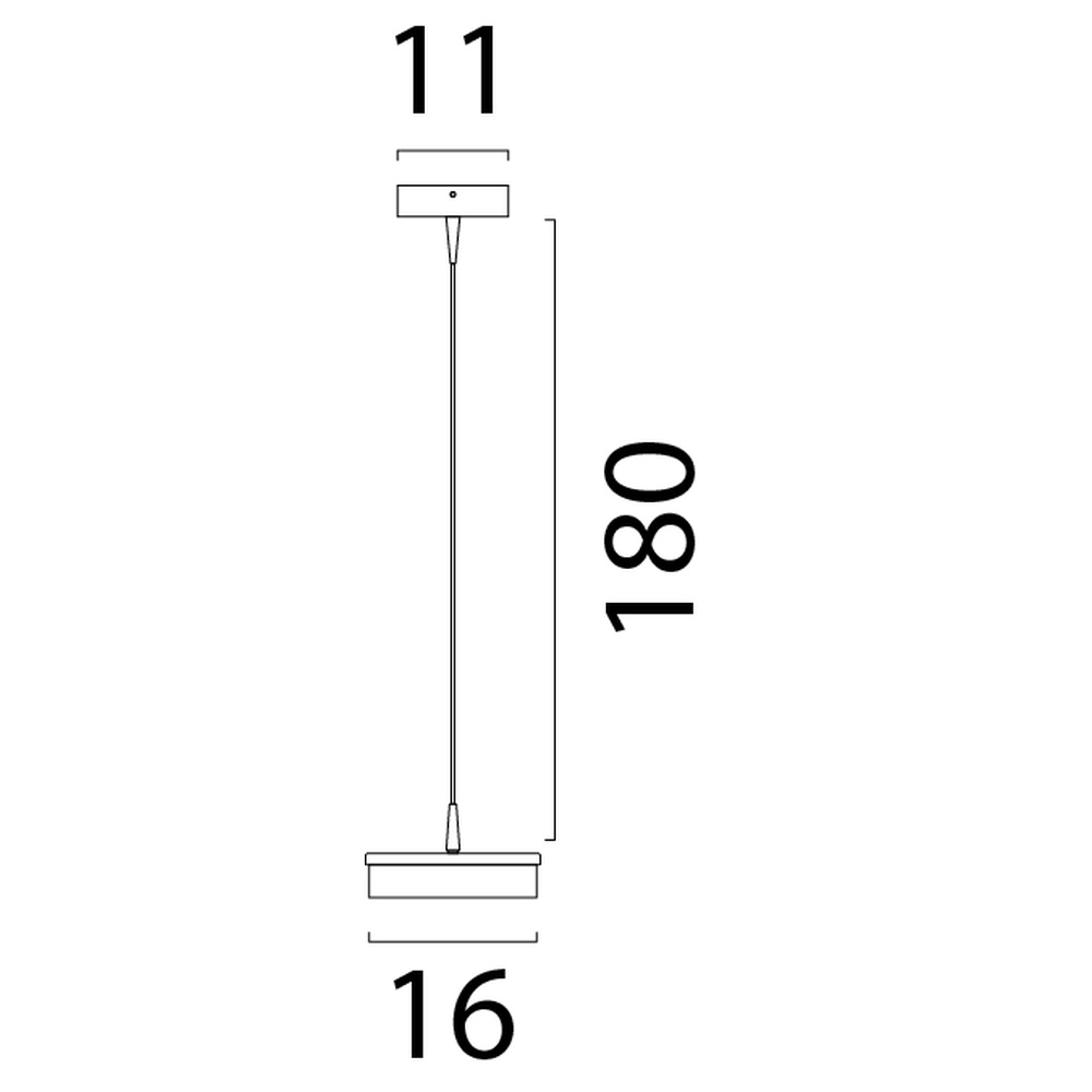 Design-Pendellampe Imperia kakaobraun Ø 16 cm Masterlight 8718121359489