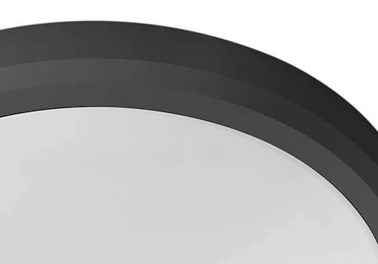 Schwarze Deckenlampe Doris mit LED Philips 8719514417878