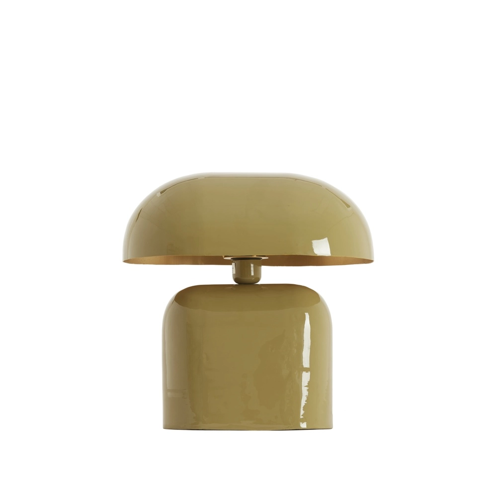 Tischlampe Todd Oval – glänzender Taupe