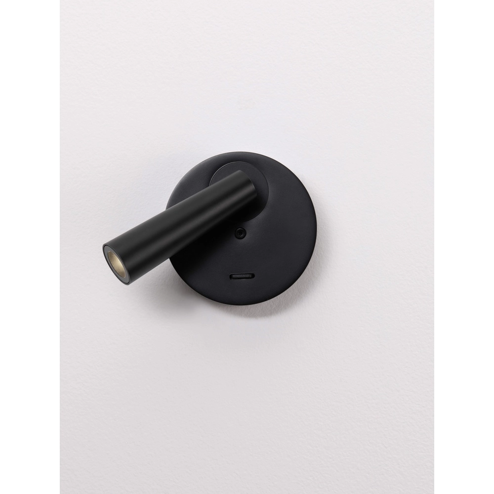 Nachttischlampe Tico schwarz Lyora 5212017473172