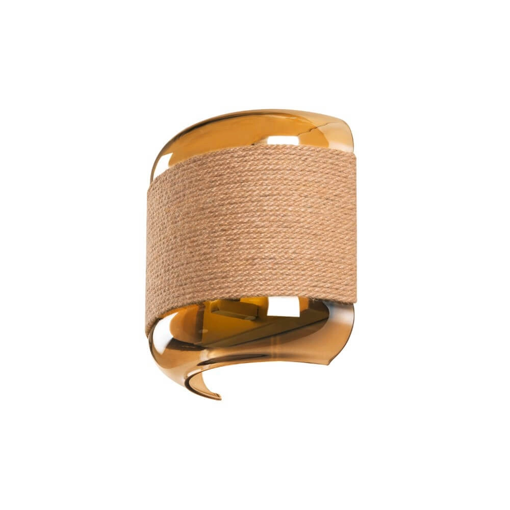 Schlafzimmer-Wandlampe Pantilo Rope Gold