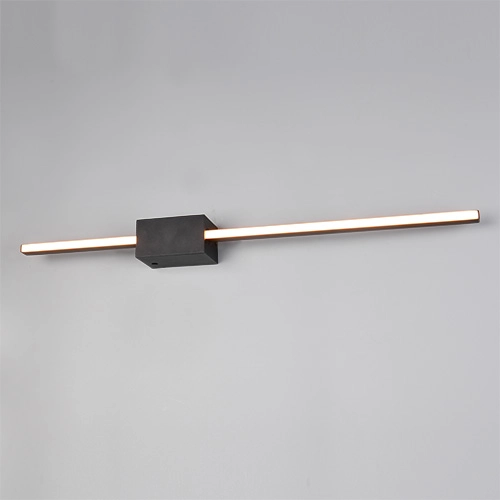 Moderne Wandlampe Cassino Schwarz 70,5 cm Trio 4017807683226