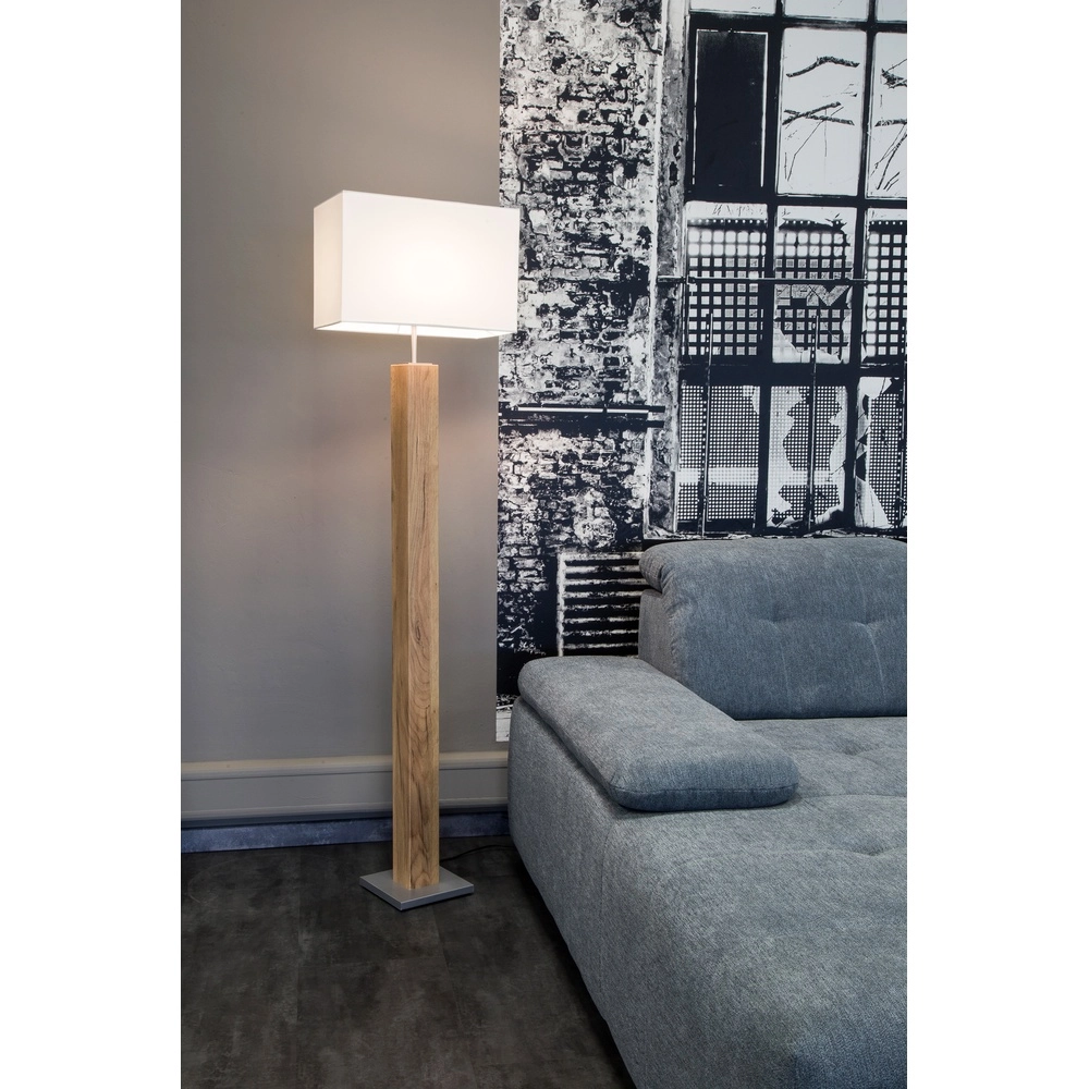 Stehlampe Gump Holz Globo 4048194053972